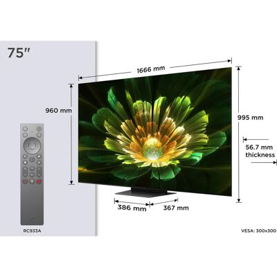 TCL C79K 75" 4K Ultra HD Smart TV - TV TCL C79K 75" 4K Ultra HD Smart TV - TV