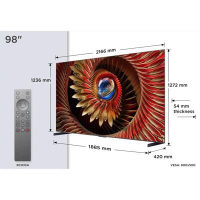 TCL 98C89K TV 98 pouces 4K Ultra HD Smart TV - TV - Publicité TCL 98C89K TV 98 pouces 4K Ultra HD Smart TV - TV - Publicité