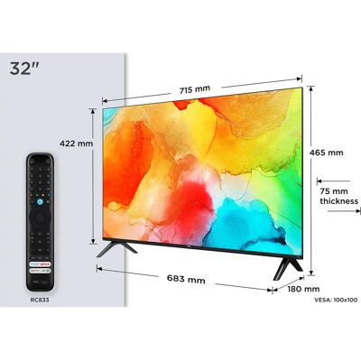 TCL 32SF560 Télévision intelligente métallique Full HD - Smart TV - Publicité TCL 32SF560 Télévision intelligente métallique Full HD - Smart TV - Publicité