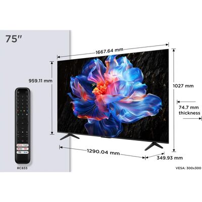 TCL 75P6K 75-inch 4K Ultra HD Smart TV - TV TCL 75P6K 75-inch 4K Ultra HD Smart TV - TV