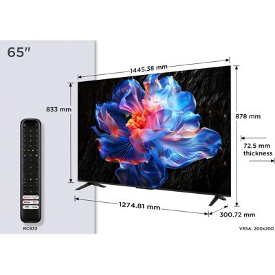 TCL 65P6K TV Smart 4K - Dolby HDR Google Wi-Fi - Publicité TCL 65P6K TV Smart 4K - Dolby HDR Google Wi-Fi - Publicité