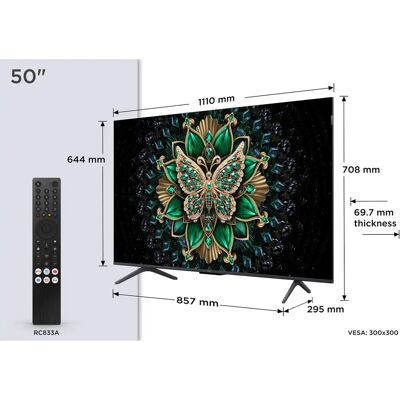 TCL 50C69K 4K Ultra HD Smart TV - TV TCL 50C69K 4K Ultra HD Smart TV - TV