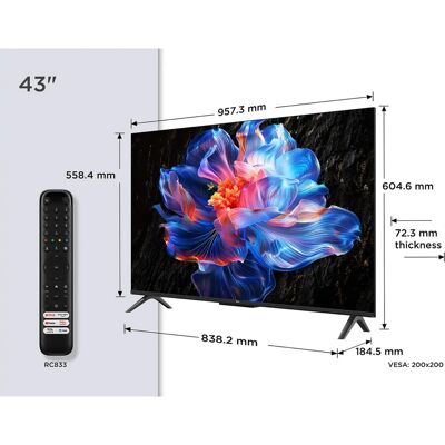 TCL 43P6K 4K Ultra HD Smart TV - Smart TV TCL 43P6K 4K Ultra HD Smart TV - Smart TV