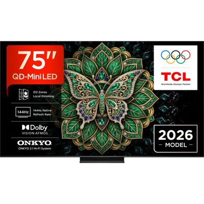 TCL - 75C6K Pro - Černá - 75in 4K - Televize TCL - 75C6K Pro - Černá - 75in 4K - Televize