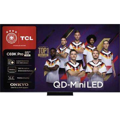 TCL - 85C69K PRO - 216 cm - Mini LED - TV - Publicité TCL - 85C69K PRO - 216 cm - Mini LED - TV - Publicité
