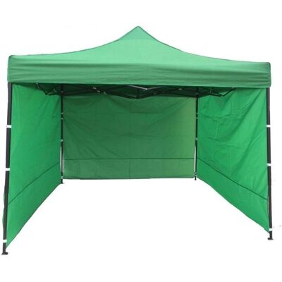 Viking Choice Markies 3x3 - groen PVC waterdicht stabiel - Feesttent Viking Choice Markies 3x3 - groen PVC waterdicht stabiel - Feesttent