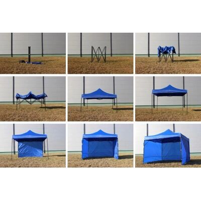 Viking Choice Partytent - grijs - 3x3x3m - Partytent Viking Choice Partytent - grijs - 3x3x3m - Partytent