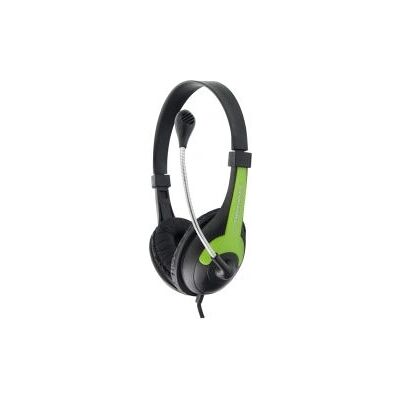 Auriculares estéreo con cable Esperanza EH158G con micrófono - Música Diadema Negro, Verde Auriculares estéreo con cable Esperanza EH158G con micrófono - Música Diadema Negro, Verde
