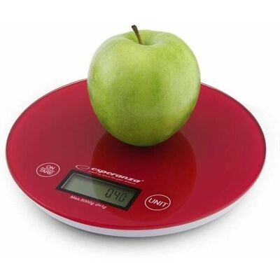 Esperanza EKS003R Küchenwaage - 5kg Rot Esperanza EKS003R Küchenwaage - 5kg Rot