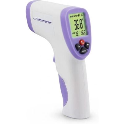 Esperanza ECT002 Digitales Körperthermometer - Fernmessung, Lila, Weiß - Thermometer Esperanza ECT002 Digitales Körperthermometer - Fernmessung, Lila, Weiß - Thermometer