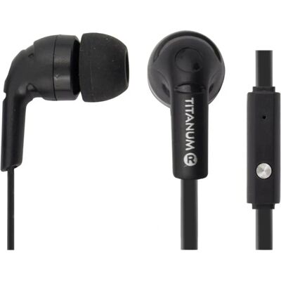 Casque Stéréo Titanum TH109K - Microphone, Noir - Publicité Casque Stéréo Titanum TH109K - Microphone, Noir - Publicité
