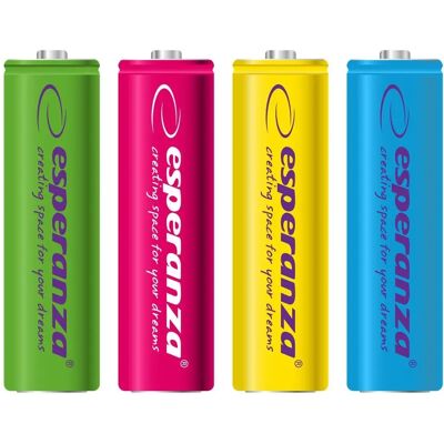 Baterías Esperanza EZA108 R6 Ni-MH 2000mAh - 4 piezas Baterías Esperanza EZA108 R6 Ni-MH 2000mAh - 4 piezas
