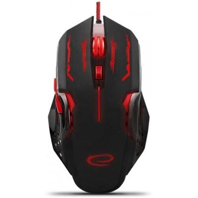 Esperanza EGM403R Rote Gaming Maus - Maus - Ergonomisch - 6 Tasten Esperanza EGM403R Rote Gaming Maus - Maus - Ergonomisch - 6 Tasten