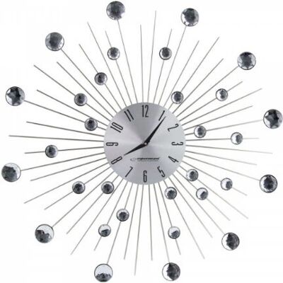 Orologio da Parete Esperanza EHC002 - Acciaio Inox, Cristalli, 150cm Orologio da Parete Esperanza EHC002 - Acciaio Inox, Cristalli, 150cm