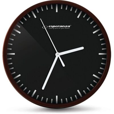 Esperanza EHC010K Schwarze Wanduhr - Uhr Esperanza EHC010K Schwarze Wanduhr - Uhr