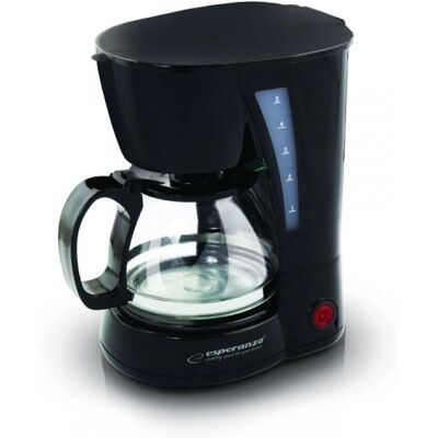 Esperanza EKC006 - Noir - Cafetière filtrante - Publicité Esperanza EKC006 - Noir - Cafetière filtrante - Publicité
