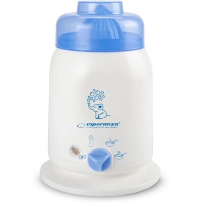 Esperanza EKB001 Babyflaschenwärmer Blau Weiß Esperanza EKB001 Babyflaschenwärmer Blau Weiß
