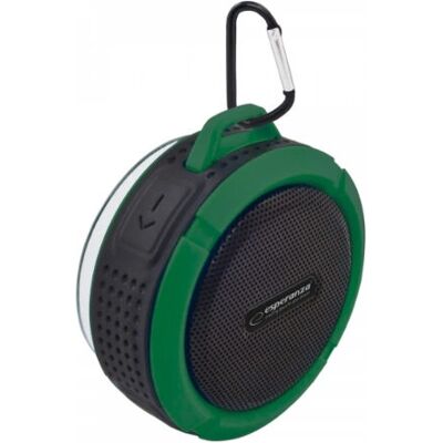 Esperanza EP125KG Tragbarer Bluetooth-Lautsprecher - Schwarz, Grün - 3W Esperanza EP125KG Tragbarer Bluetooth-Lautsprecher - Schwarz, Grün - 3W