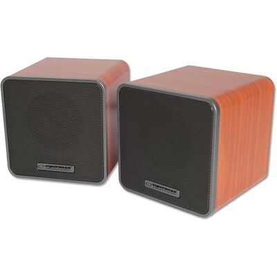 Esperanza EP152 Braune USB Stereo-Lautsprecher - Lautsprecher Esperanza EP152 Braune USB Stereo-Lautsprecher - Lautsprecher