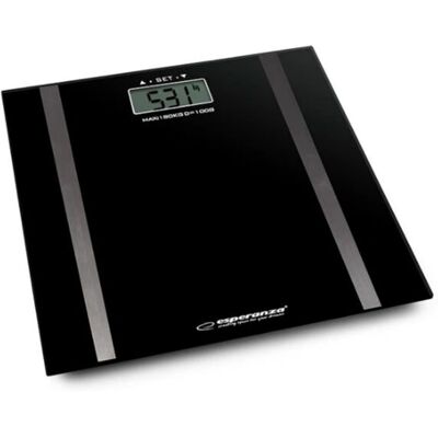 Balança pessoal Esperanza EBS018K - Retângulo - Preto - Balança pessoal Balança pessoal Esperanza EBS018K - Retângulo - Preto - Balança pessoal