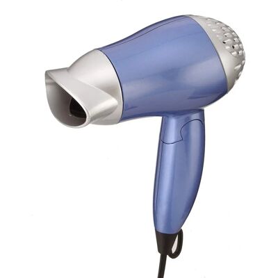 Secador de pelo de viaje MPM - Plegable, 2 velocidades, 1200W - Secador Secador de pelo de viaje MPM - Plegable, 2 velocidades, 1200W - Secador