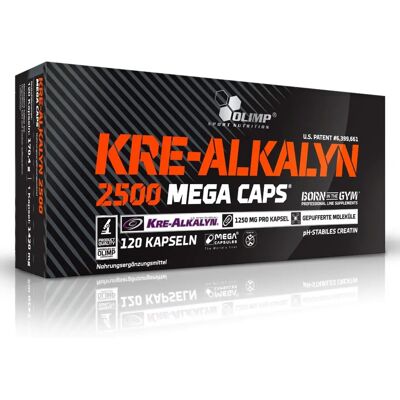 Olimp Kre-Alkalyn 2500 Mega Kapslar - Paket med 120 Kapslar Olimp Kre-Alkalyn 2500 Mega Kapslar - Paket med 120 Kapslar