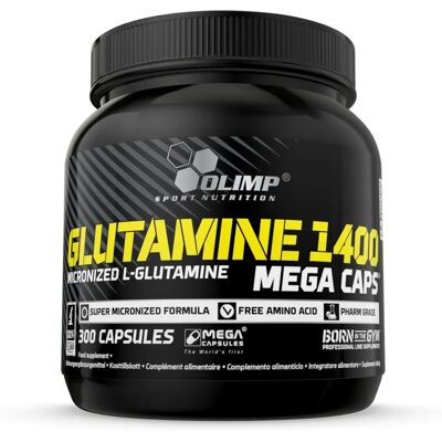 Olimp Nutrition Olimp l-Glutamine Mega Caps - 300 gélules - Complément alimentaire - Publicité Olimp Nutrition Olimp l-Glutamine Mega Caps - 300 gélules - Complément alimentaire - Publicité