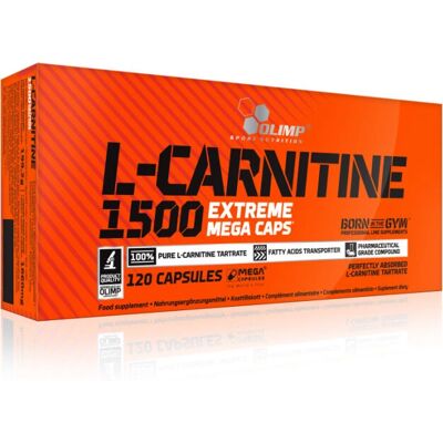 Olimp Nutrition L-Carnitine 1500 Extreme - 120 Capsules - Publicité Olimp Nutrition L-Carnitine 1500 Extreme - 120 Capsules - Publicité