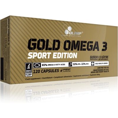 Olimp Gold Omega 3 Sport Edition 120 Stukken Olimp Gold Omega 3 Sport Edition 120 Stukken