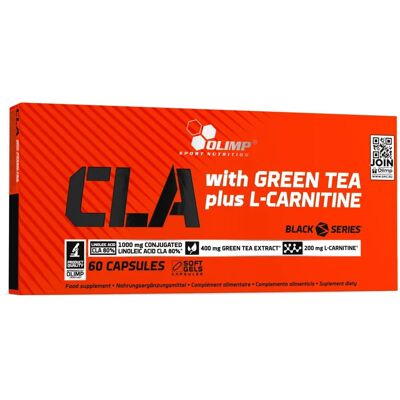Olimp Nutrition CLA med Grönt Te och L-Carnitin - 60 kapslar Olimp Nutrition CLA med Grönt Te och L-Carnitin - 60 kapslar