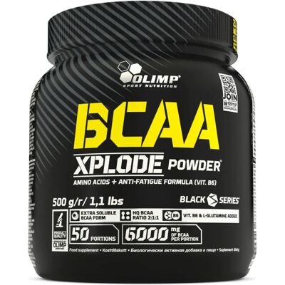 Olimp BCAA Xplode 500g - Unflavored, Cola, Strawberry - Dietary Supplement Olimp BCAA Xplode 500g - Unflavored, Cola, Strawberry - Dietary Supplement