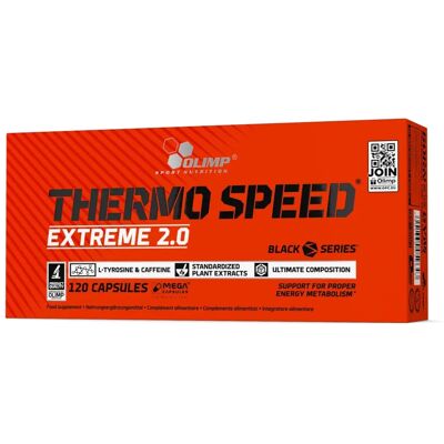 Olimp Nutrition Thermo Speed Extreme 2.0 - Capsules Mega pour Perte de Poids - Publicité Olimp Nutrition Thermo Speed Extreme 2.0 - Capsules Mega pour Perte de Poids - Publicité