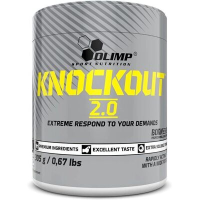 Olimp Knockout 2.0 - Complément Pré-Workout - 305g - Plusieurs saveurs - Publicité Olimp Knockout 2.0 - Complément Pré-Workout - 305g - Plusieurs saveurs - Publicité