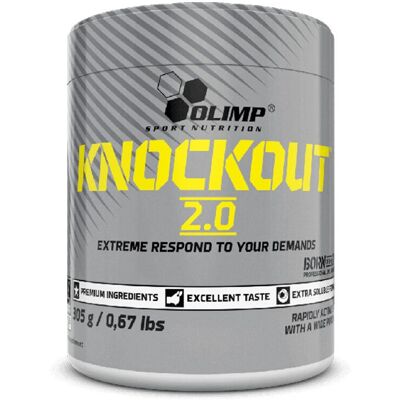 Olimp Knockout 2.0 - Plusieurs couleurs - 305g Pré-Workout - Publicité Olimp Knockout 2.0 - Plusieurs couleurs - 305g Pré-Workout - Publicité