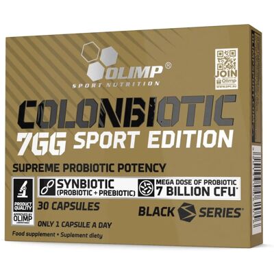 Olimp - Colonbiotic 7GG Édition Sport 30 capsules - Complément alimentaire - Plusieurs couleurs - Taille unique - Publicité Olimp - Colonbiotic 7GG Édition Sport 30 capsules - Complément alimentaire - Plusieurs couleurs - Taille unique - Publicité