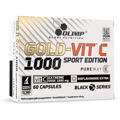 Olimp Sport Nutrition Gold-Vit C 1000 Edizione Sport - Vitamine e Integratori Olimp Sport Nutrition Gold-Vit C 1000 Edizione Sport - Vitamine e Integratori
