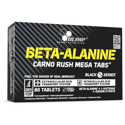 Olimp Nutrition Beta Alanine - Carno Rush Mega Tabs - 80 comprimidos - Suplemento alimentar Olimp Nutrition Beta Alanine - Carno Rush Mega Tabs - 80 comprimidos - Suplemento alimentar