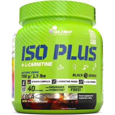 Olimp Nutrition Iso Plus Cola - 700g Poudre de boisson isotonic - Publicité Olimp Nutrition Iso Plus Cola - 700g Poudre de boisson isotonic - Publicité