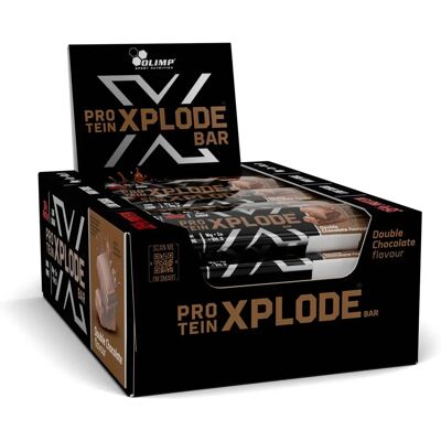 OLIMP - Protein Xplode Bar - 25x40g - Barre protéinée - Publicité OLIMP - Protein Xplode Bar - 25x40g - Barre protéinée - Publicité