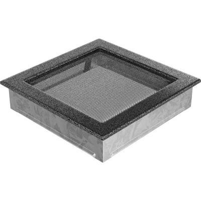 Kratki com Osłona Wentylacji - 22x22 Czarny i Srebrny Kratki com Osłona Wentylacji - 22x22 Czarny i Srebrny