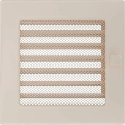 KRATKI - Griglia Ventilazione 17x17 Crema - Z Żaluzją - Kratka wentylacyjna KRATKI - Griglia Ventilazione 17x17 Crema - Z Żaluzją - Kratka wentylacyjna