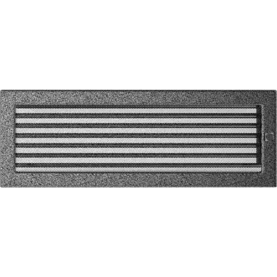 KRATKI 17x49 Schwarz-Silber Luftgitter - Belüftungsgitter KRATKI 17x49 Schwarz-Silber Luftgitter - Belüftungsgitter