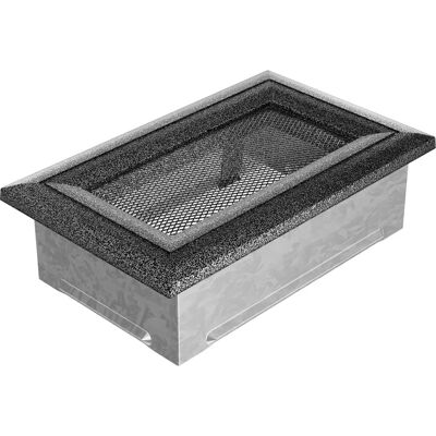 Kratki Oskar 11x17 Copertura Ventilazione Nera Argento Kratki Oskar 11x17 Copertura Ventilazione Nera Argento
