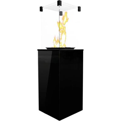 KRATKI Riscaldatore a Gas da Esterno - 8,2 kW, Design Moderno, Vetro Sicuro KRATKI Riscaldatore a Gas da Esterno - 8,2 kW, Design Moderno, Vetro Sicuro