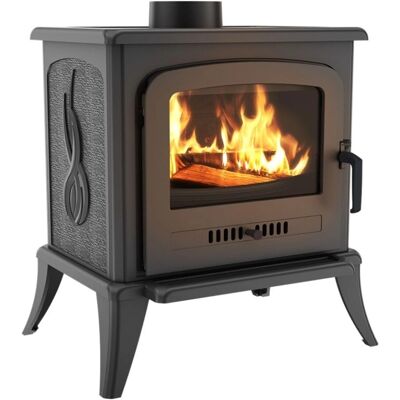 Kratki K7 Dřevostav na tuhé palivo - 130mm, 5kW, Černá Kratki K7 Dřevostav na tuhé palivo - 130mm, 5kW, Černá