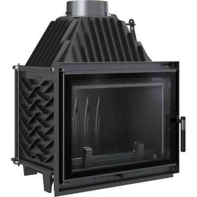 Kratki ZUZIA ECO DECO 12 kW Inserto de chimenea de hierro fundido - Chimeneas Kratki ZUZIA ECO DECO 12 kW Inserto de chimenea de hierro fundido - Chimeneas