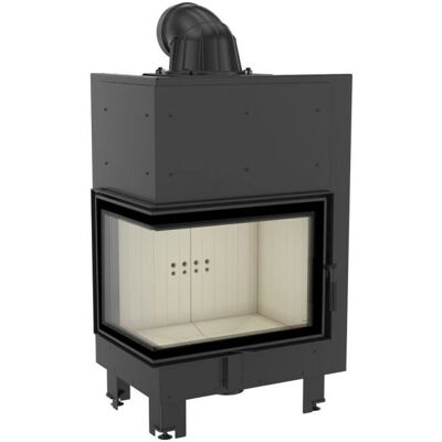 Azura Home Design - Inserto de chimenea mbz - 13 kW - Cristal Izquierdo Azura Home Design - Inserto de chimenea mbz - 13 kW - Cristal Izquierdo