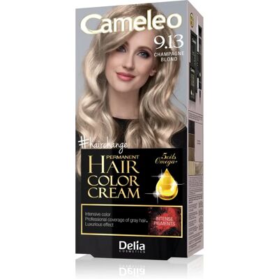 Delia Cameleo HCC Omega + Blond Champagne - Coloration capillaire - Publicité Delia Cameleo HCC Omega + Blond Champagne - Coloration capillaire - Publicité