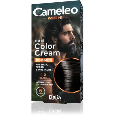 Cameleo Men Schwarze Haarfarbe - Permanent, Schnell & Natürlich Cameleo Men Schwarze Haarfarbe - Permanent, Schnell & Natürlich