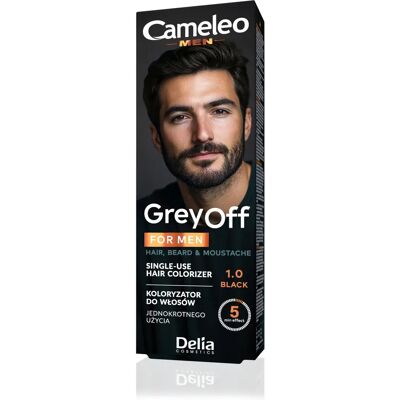 Delia Cosmetics Cameleo Men Noir - Teinture capillaire - Publicité Delia Cosmetics Cameleo Men Noir - Teinture capillaire - Publicité